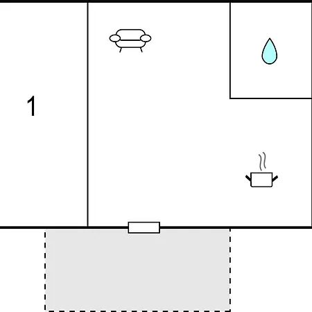 Nice In With Wifi And 1 Bedrooms Ferienhaus *